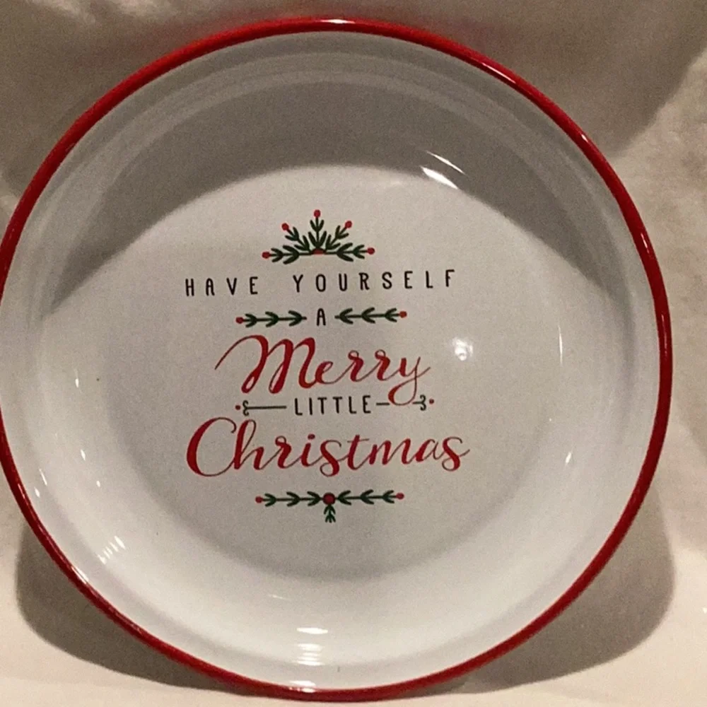 Hobby Lobby metal Christmas Plate